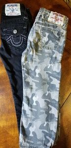 2 pair True Religion jeans toddler sz 4t